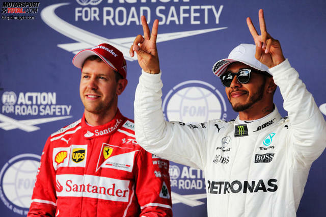 Lewis Hamilton hat Sebastian Vettel im WM-Titelkampf der Formel 1 2017 besiegt