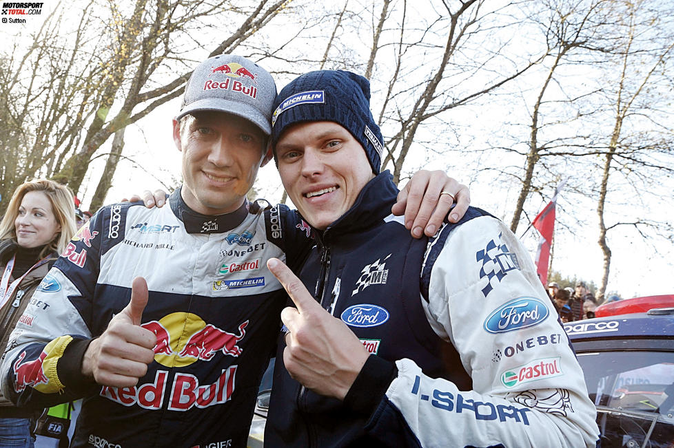 Sebastien Ogier (M-Sport) und Ott Tanak (M-Sport) 