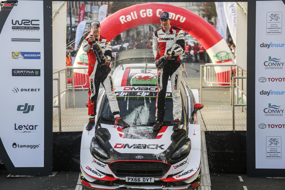 Elfyn Evans (M-Sport) und Daniel Barritt 