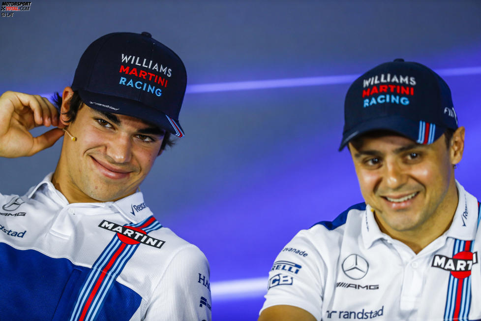 Lance Stroll (Williams) und Felipe Massa (Williams) 