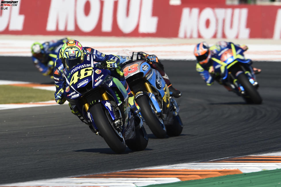 Valentino Rossi vor Jack Miller 