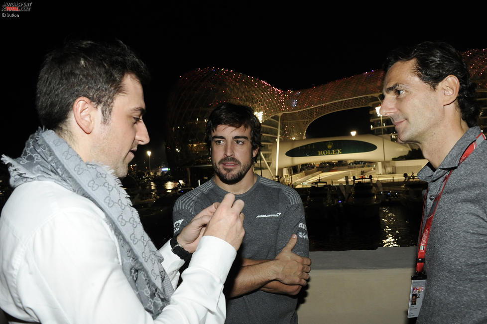 Fernando Alonso (McLaren) und Pedro de la Rosa 