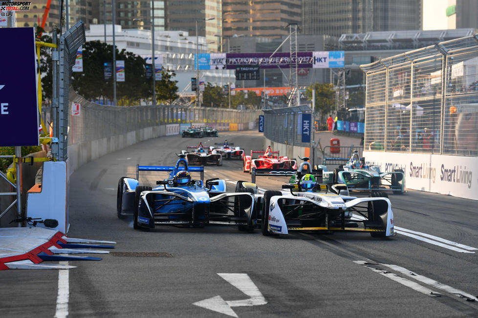 Sebastien Buemi (Renault e.dams) und Lucas di Grassi (Audi) 