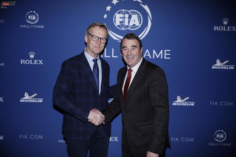 Ari Vatanen und Nigel Mansell