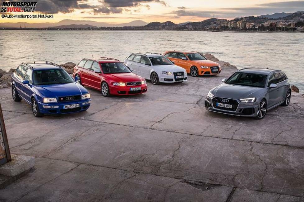 Alle Generationen des Audi RS 4 Avant