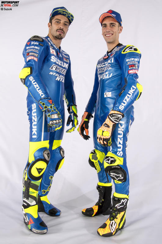 Andrea Iannone und Alex Rins (Suzuki) 