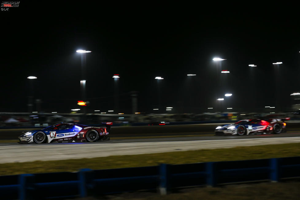 Ryan Briscoe, Richard Westbrook und Scott Dixon 