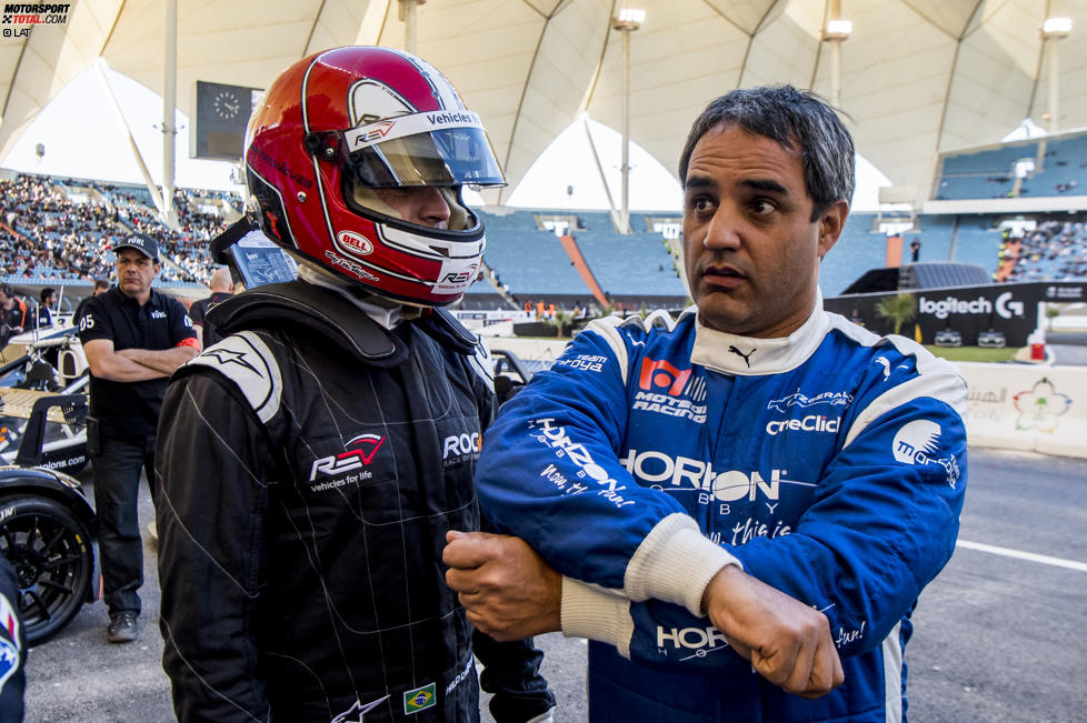 Helio Castroneves und Juan Pablo Montoya 