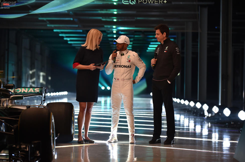 Lewis Hamilton und Toto Wolff (Mercedes) (Mercedes) 