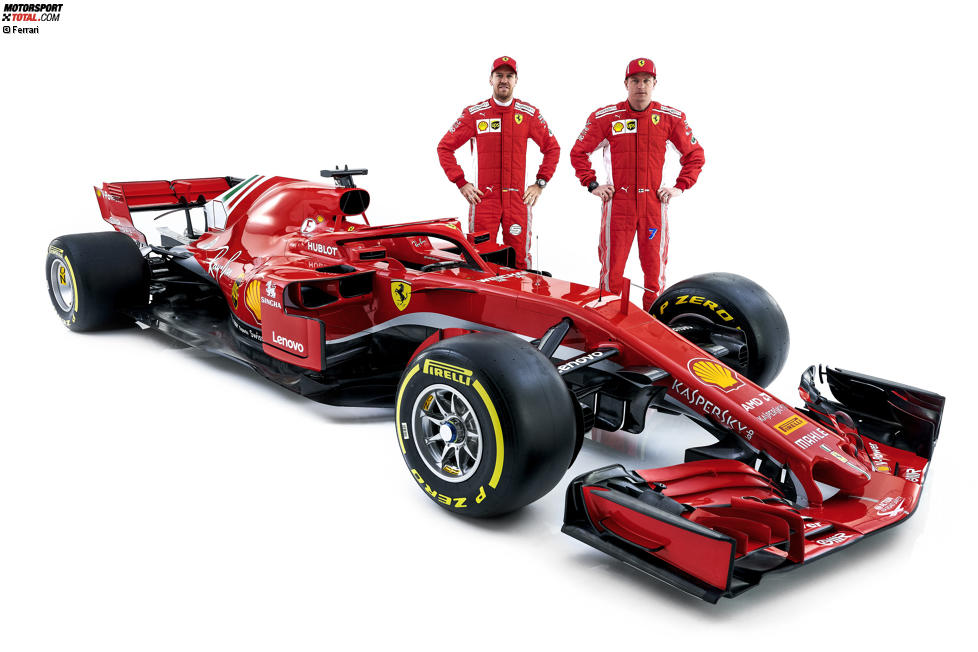 Sebastian Vettel und Kimi Räikkönen (Ferrari) 