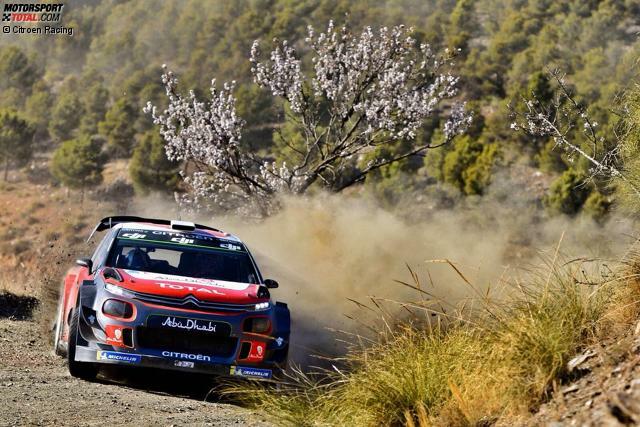 Sebastien Loeb saß diese Woche wieder im Citroen C3 WRC.