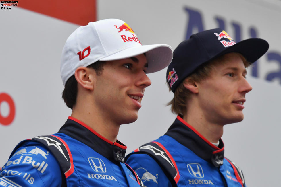 Pierre Gasly (Toro Rosso) und Brendon Hartley (Toro Rosso) 