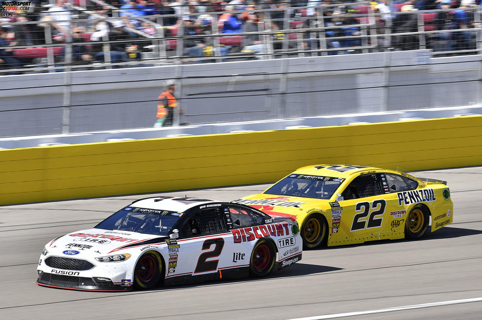 Brad Keselowski (Penske) und Joey Logano (Penske) 