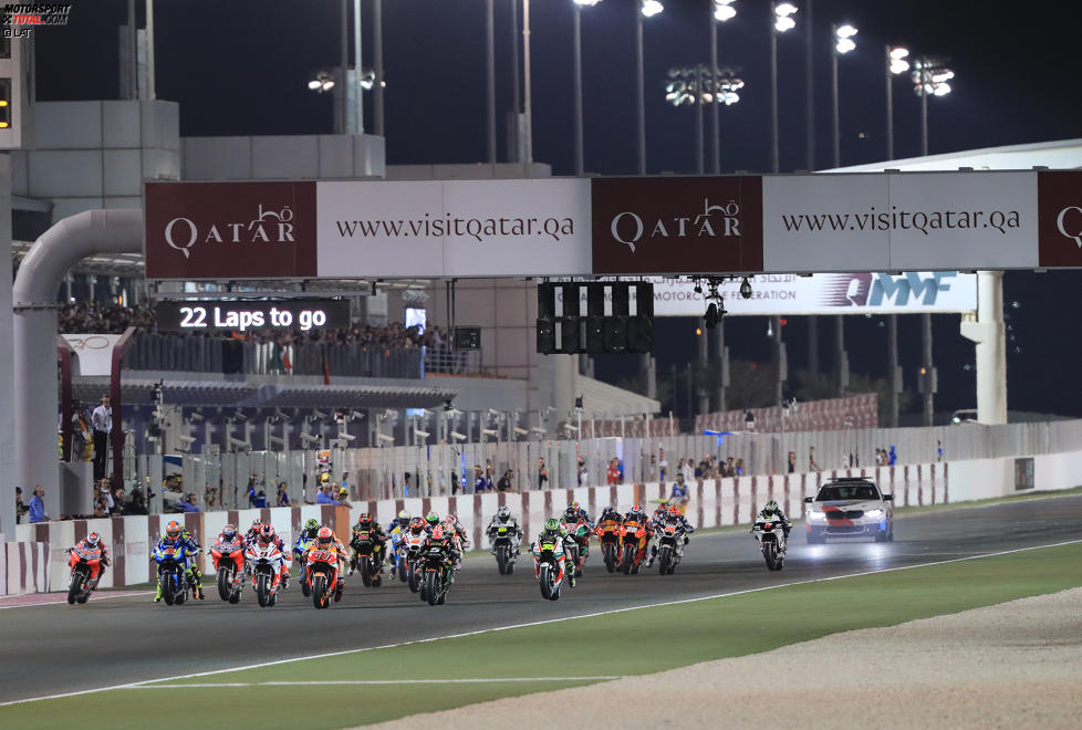 MotoGP Start in Katar