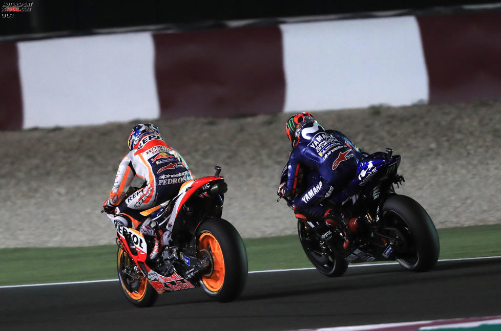 Daniel Pedrosa und  Maverick Vinales 