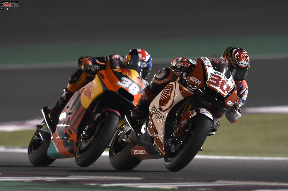 Takaaki Nakagami vor Bradley Smith 