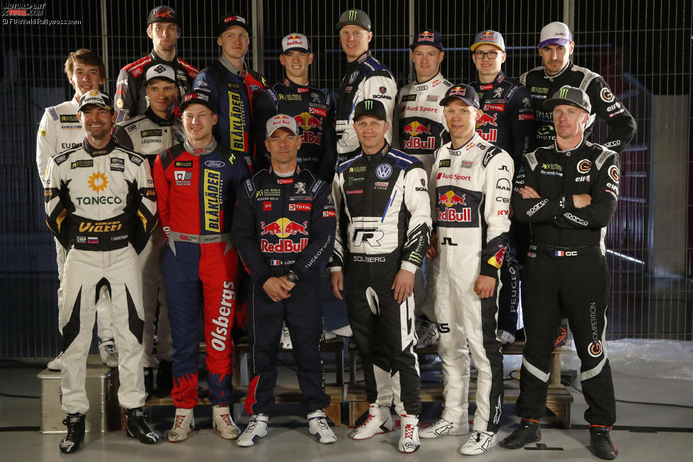 Gruppenfoto der WRX-Fahrer 2018