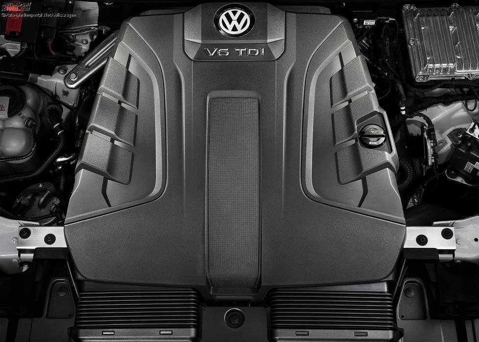 V6 TDI Motor des Volkswagen Touareg 2018