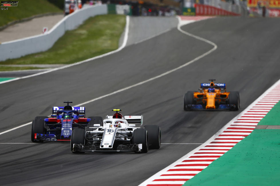 Charles Leclerc (Sauber) und Brendon Hartley (Toro Rosso) 