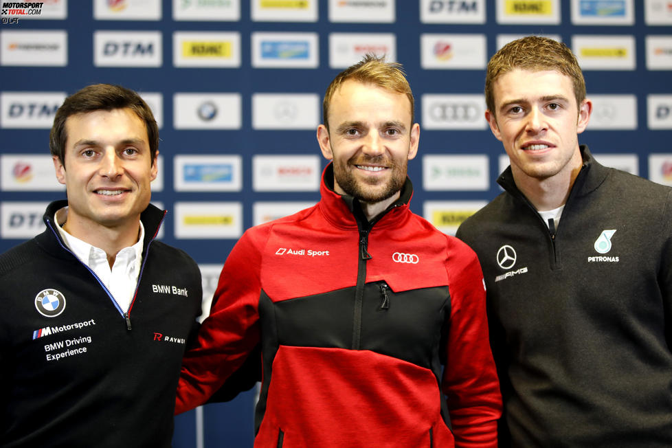 Bruno Spengler (RBM-BMW), Jamie Green (Rosberg-Audi) und Paul di Resta (HWA-Mercedes) 