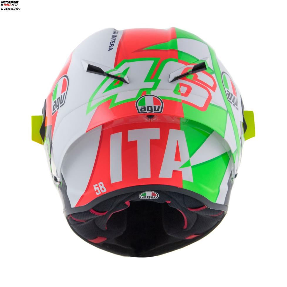 Der Mugello-Helm 2018 von Valentino Rossi
