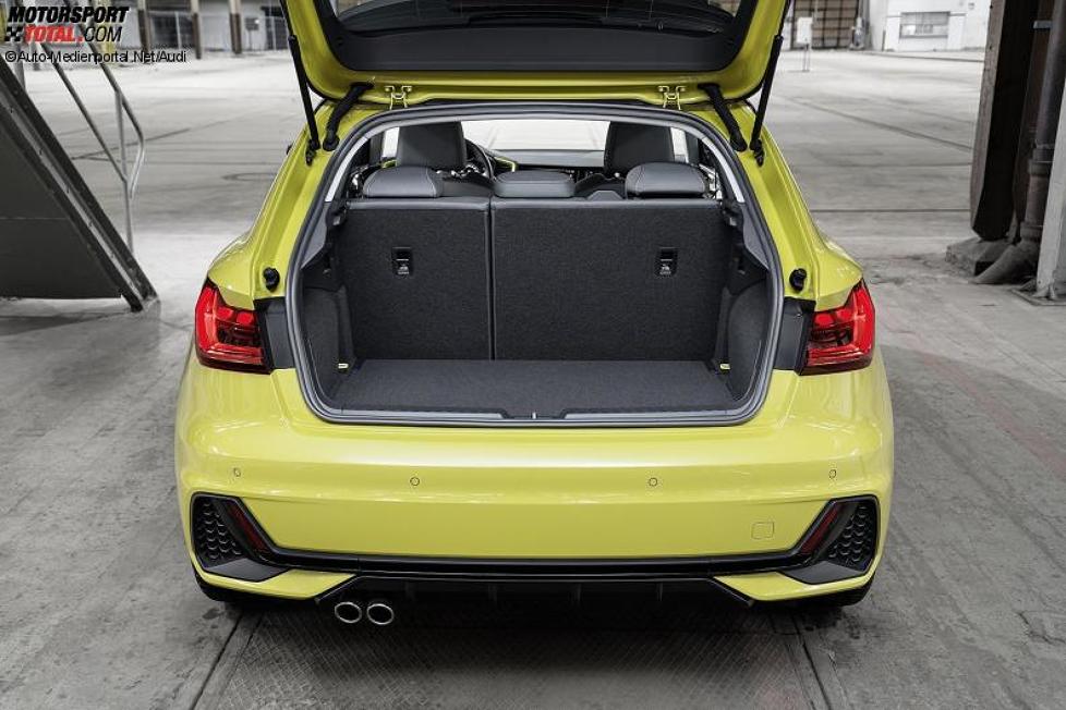 Kofferraum des Audi A1 Sportback 2019