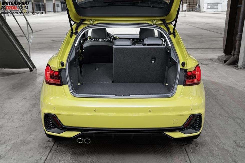 Kofferraum des Audi A1 Sportback 2019