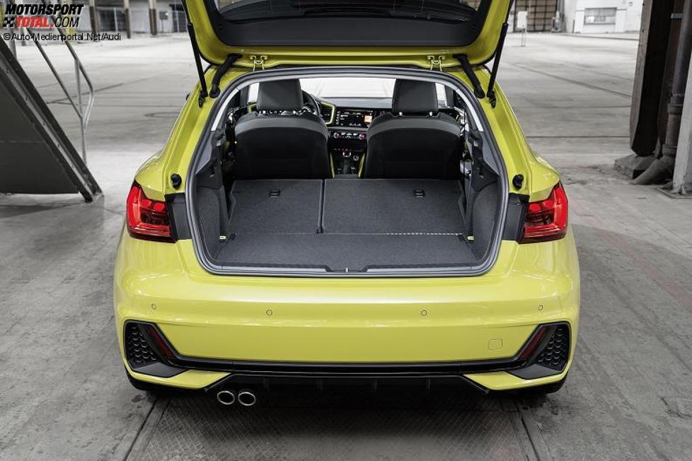 Kofferraum des Audi A1 Sportback 2019