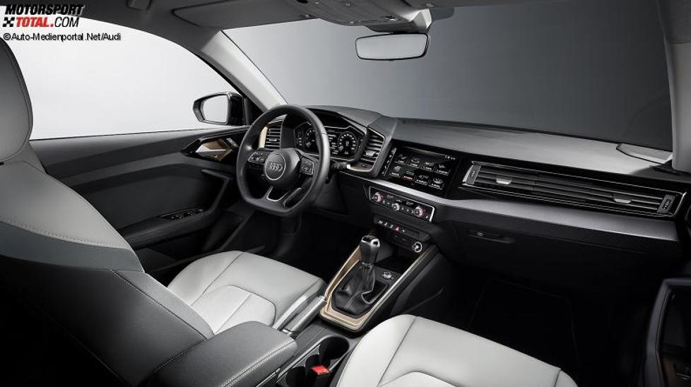 Innenraum und Cockpit des Audi A1 Sportback 2019