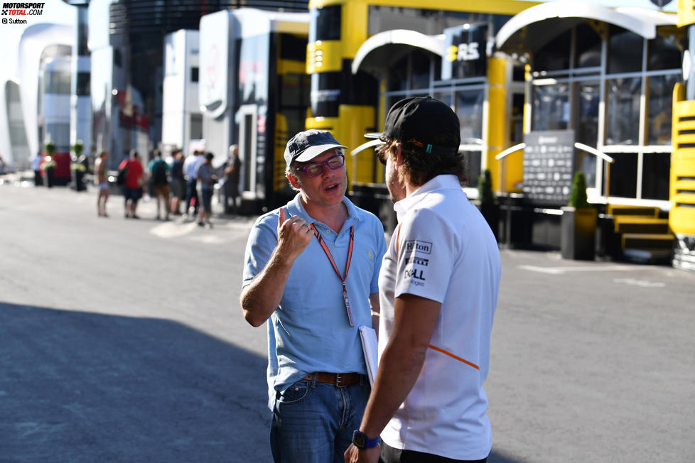 Jacques Villeneuve und Fernando Alonso (McLaren) 