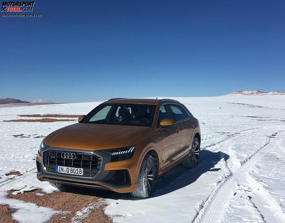 Audi Q8 erster Auftritt im Schnee 