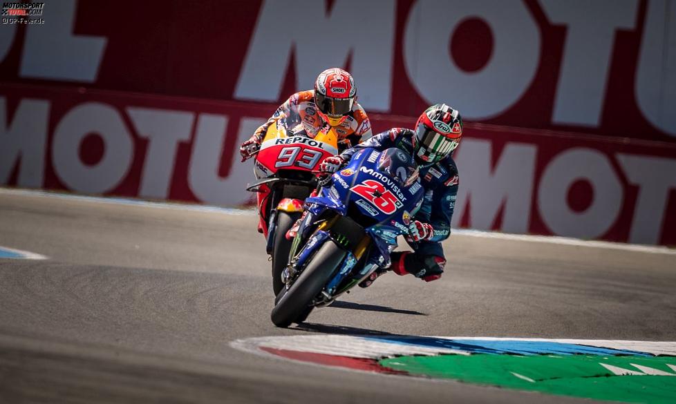 Maverick Vinales vor Marc Marquez 