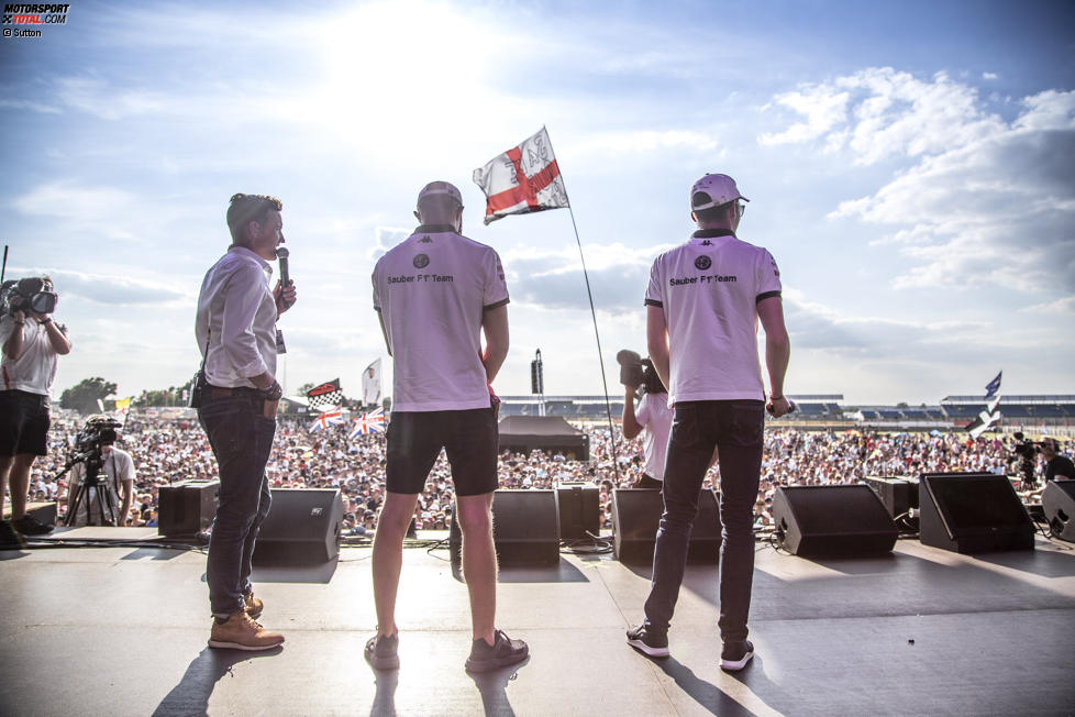 Charles Leclerc (Sauber) und Marcus Ericsson (Sauber) 