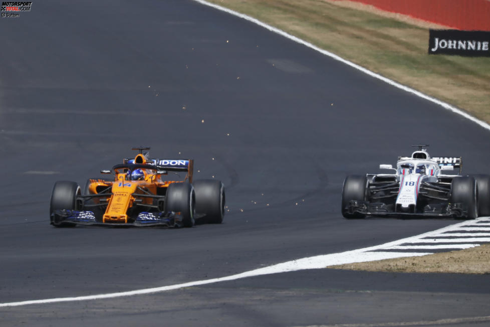 Fernando Alonso (McLaren) und Lance Stroll (Williams) 