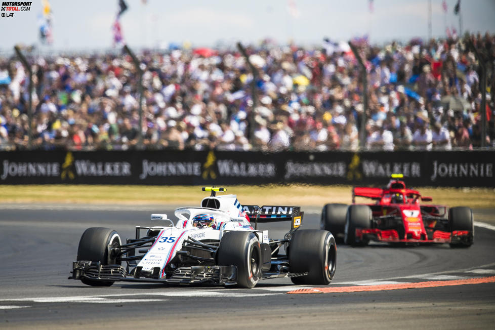 Sergei Sirotkin (Williams) und Kimi Räikkönen (Ferrari) 