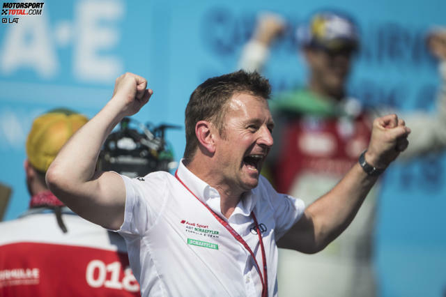 Teamchef Allan McNish durfte nach dem letzten Saisonrennen jubeln. Doch der Weg von Audi zum Teamtitel war steinig.