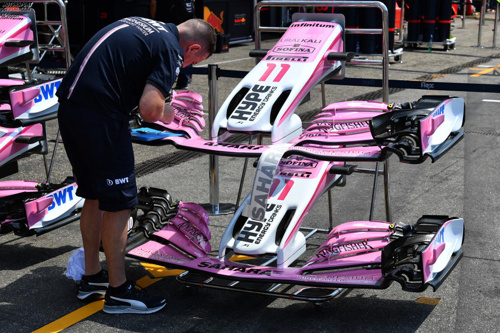 Frontflügel des Force India