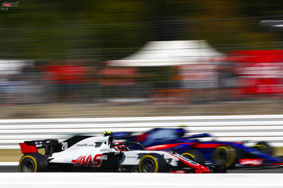 Kevin Magnussen (Haas) und Pierre Gasly (Toro Rosso) 