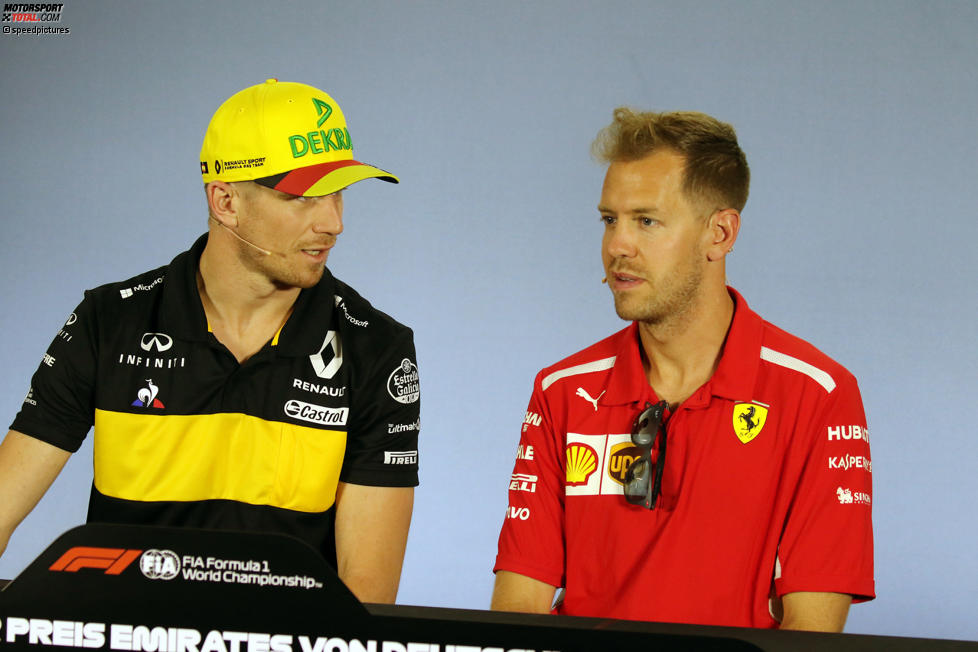 Nico Hülkenberg und Sebastian Vettel 