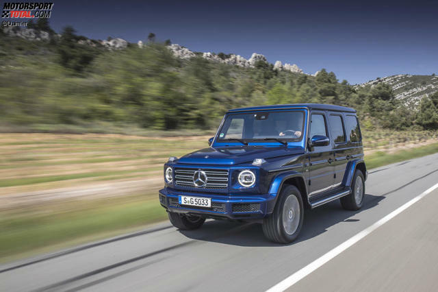 Mercedes-Benz G 500 2018 in Brillantblau Metallic