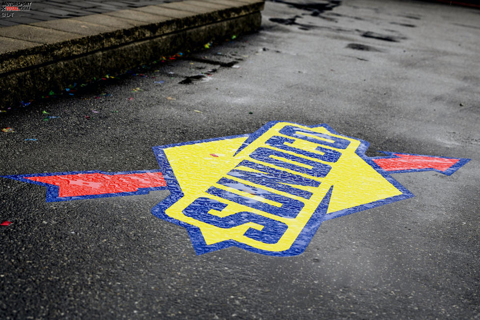 Logo im Regen: Sunoco