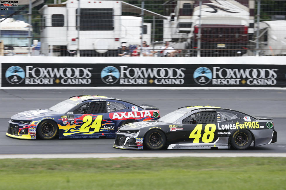 William Byron (Hendrick) und Jimmie Johnson (Hendrick) 