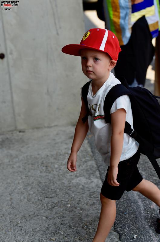 Robin, Sohn von Kimi Räikkönen (Ferrari) 