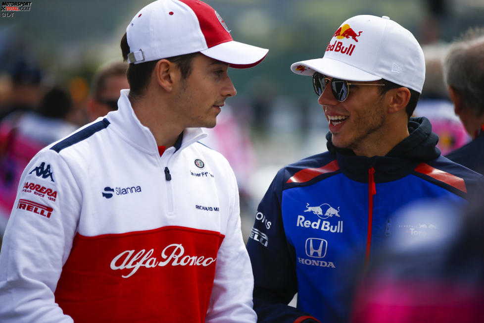 Charles Leclerc (Sauber) und Pierre Gasly (Toro Rosso) 