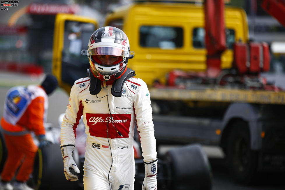 Charles Leclerc (Sauber) und Fernando Alonso (McLaren) 
