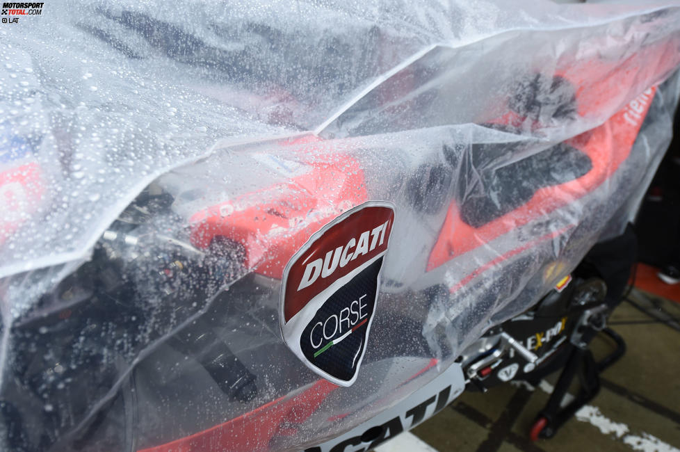 eingepackte Ducati