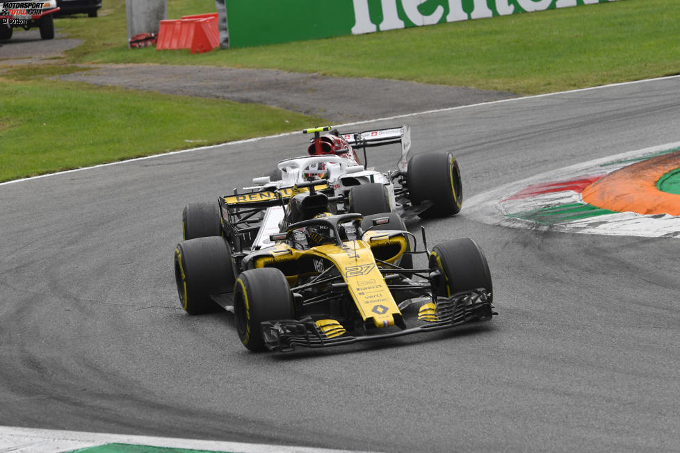 Nico Hülkenberg (Renault) und Charles Leclerc (Sauber) 