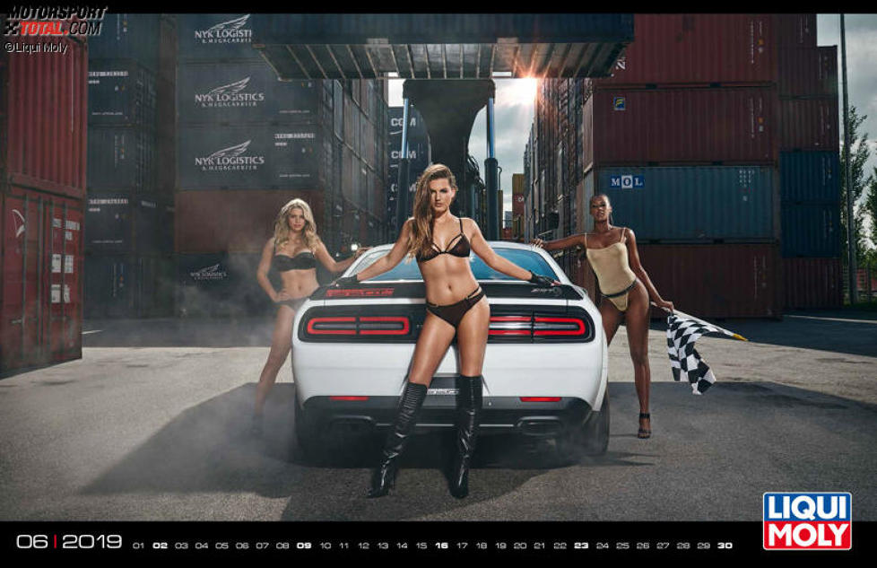 Liqui Moly Girls Kalender 2019 - Juni