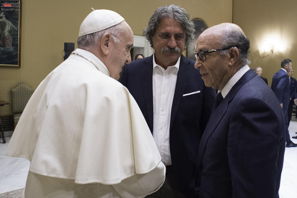 Carmelo Ezpelta und Papst Franziskus