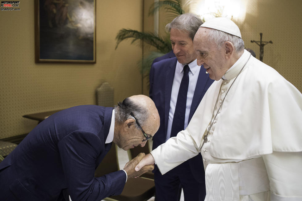 Carmelo Ezpelta und Papst Franziskus